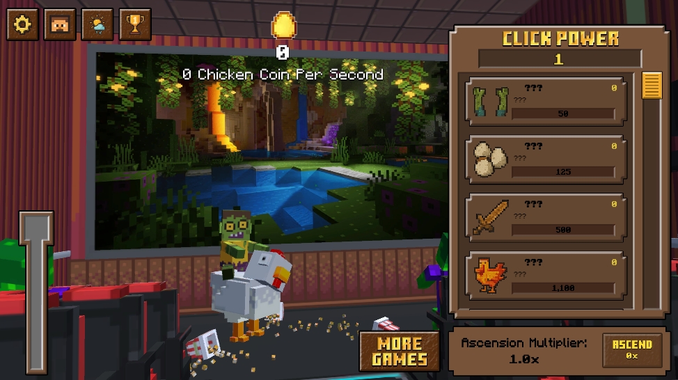 Chicken Jockey Clicker Screenshot 2